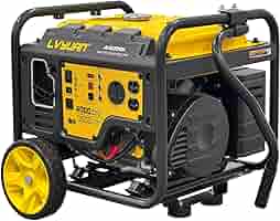 Amazon | LVYUAN インバーター発電機 4kVA キャスター付き 正弦